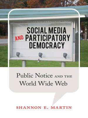 cover image of Social Media and Participatory Democracy